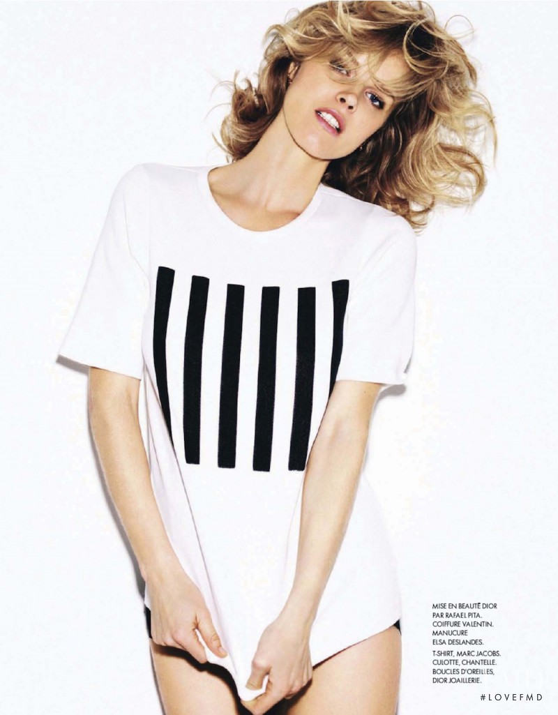 Eva Herzigova featured in Une Tope Solaire, January 2013