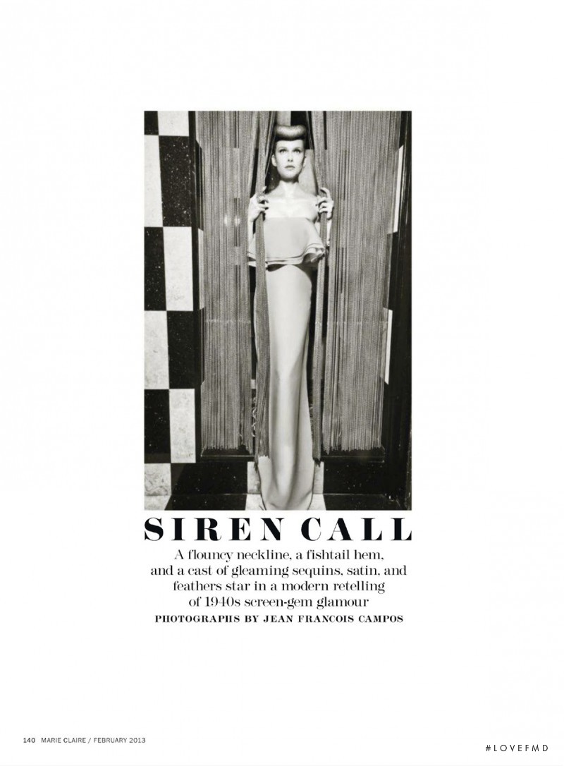 Karolina Mrozkova featured in Siren Call, February 2013