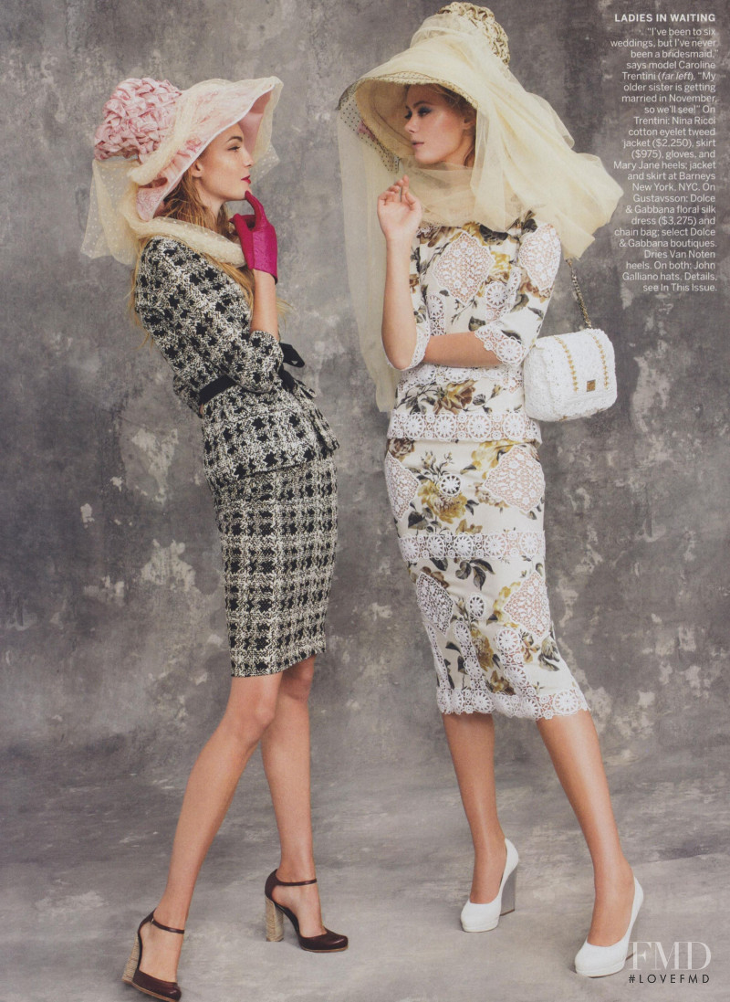 Caroline Trentini featured in Across the Aisle, April 2011