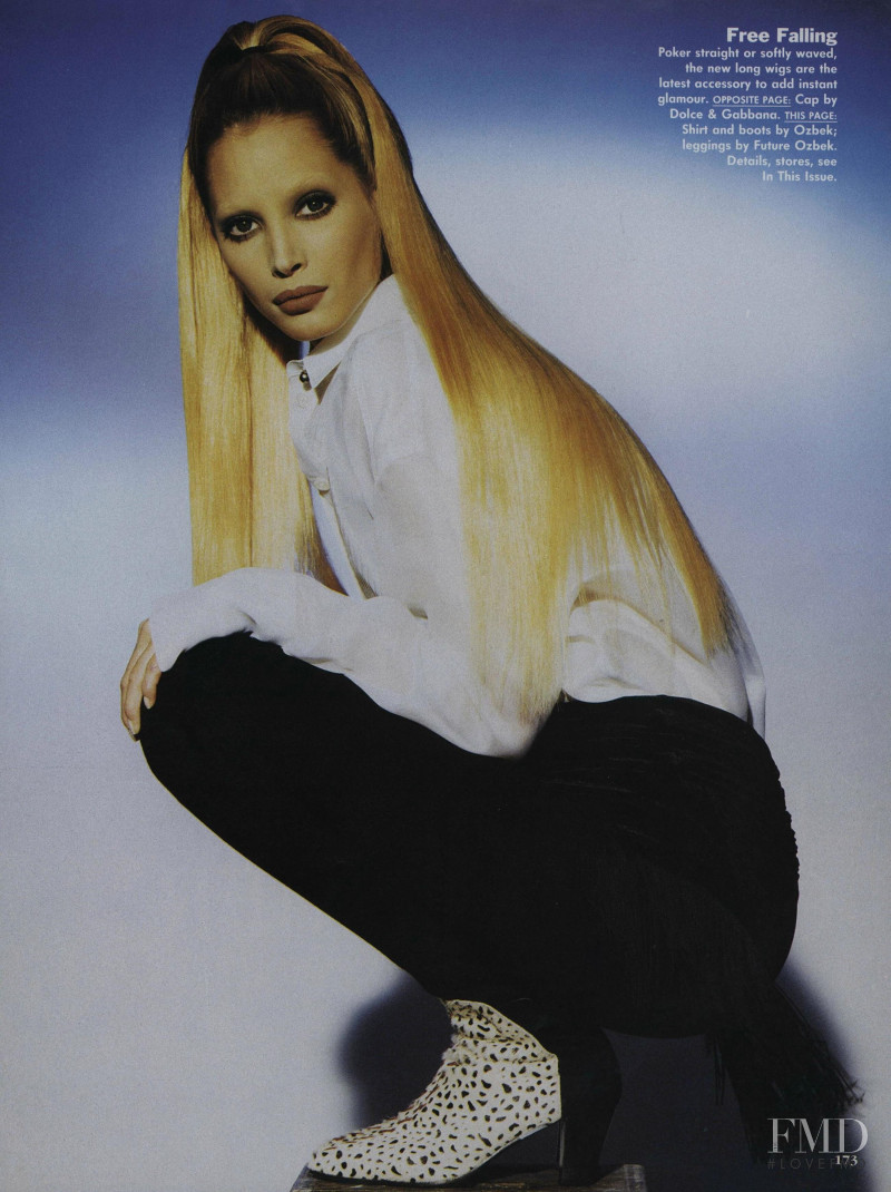 Christy Turlington featured in Great Lenghts!, July 1992