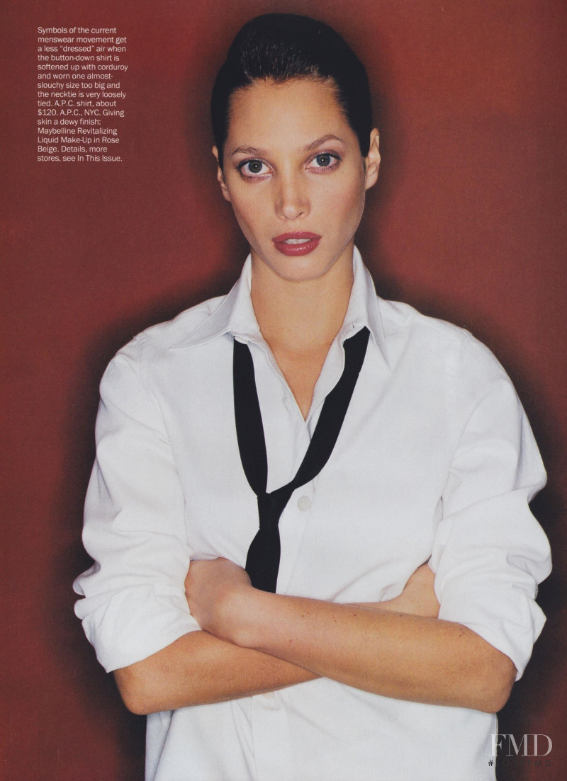 Christy Turlington featured in Vogue\'s Point of View - Fashion\'s New Woman: Strong and Sexy, May 1994