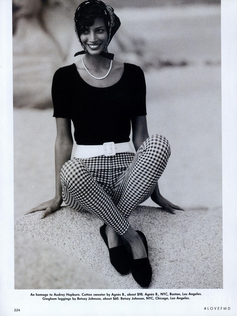 Christy Turlington featured in Great Buys: As Simple as Black , May 1991