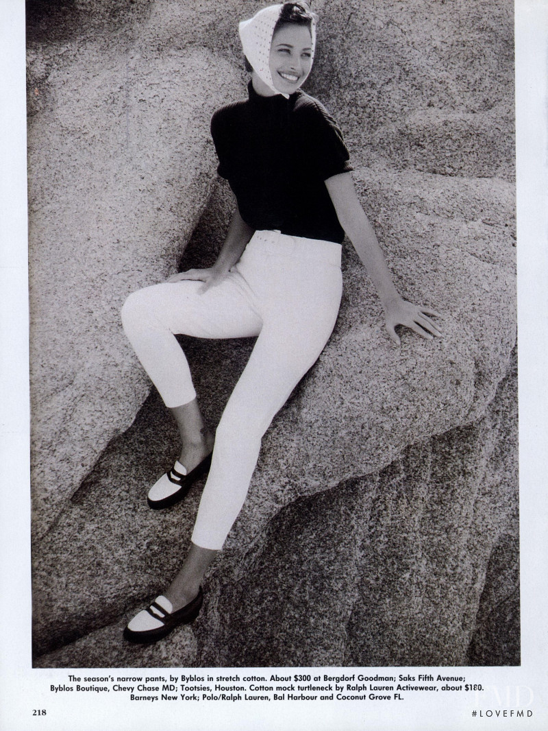 Christy Turlington featured in Great Buys: As Simple as Black , May 1991