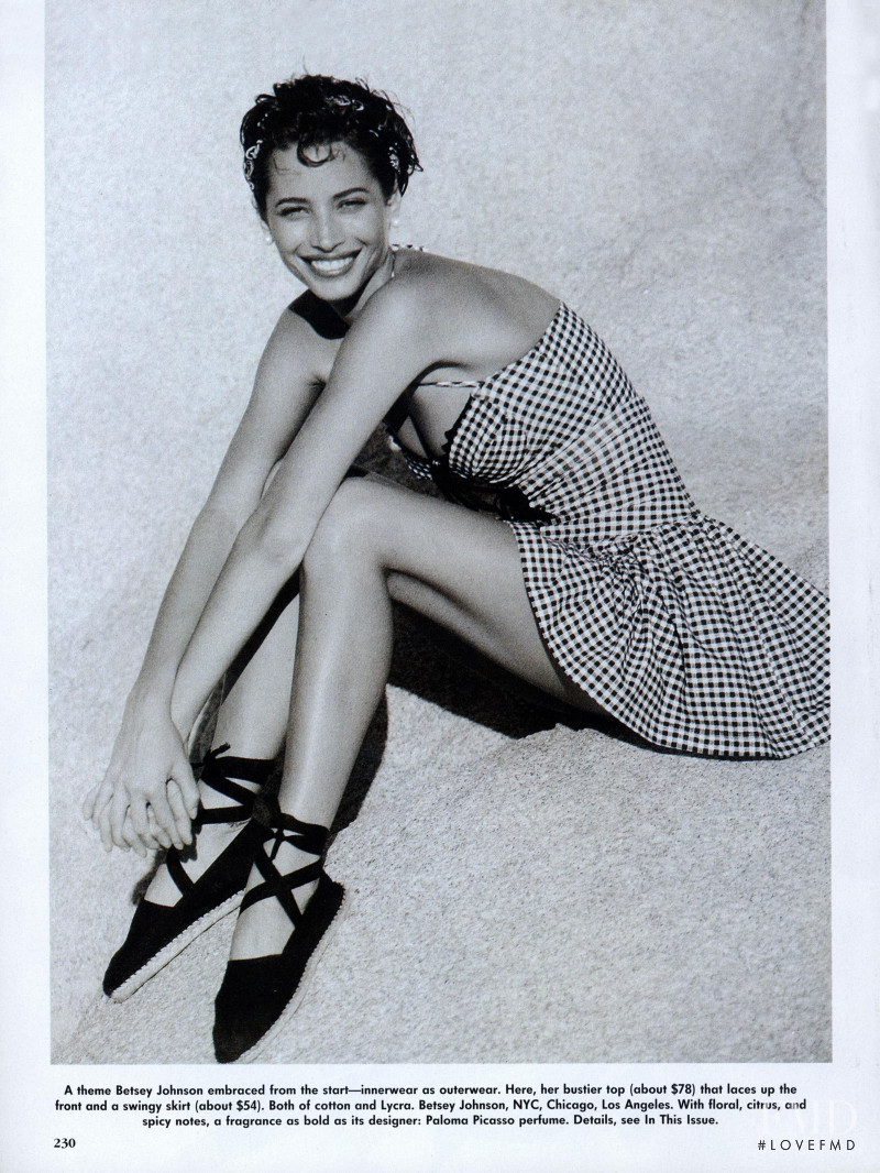 Christy Turlington featured in Great Buys: As Simple as Black , May 1991