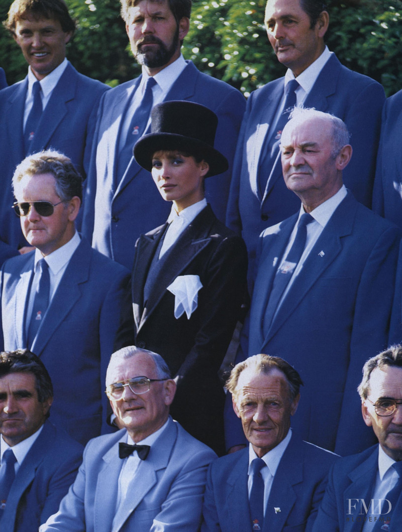 Christy Turlington featured in Top Hats and Wales, September 1992