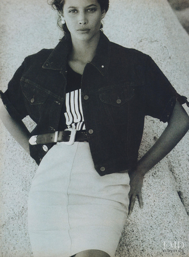 Christy Turlington featured in Free Spirit, Summer Style, April 1988