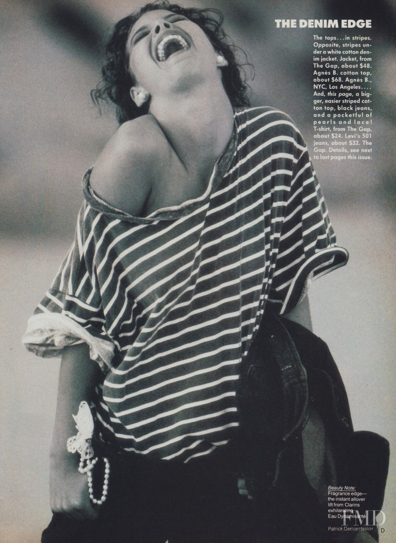 Christy Turlington featured in Free Spirit, Summer Style, April 1988