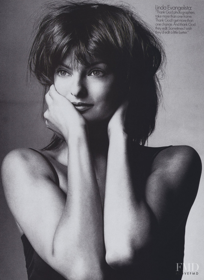 Linda Evangelista featured in Nobody\'s Perfect, September 1994