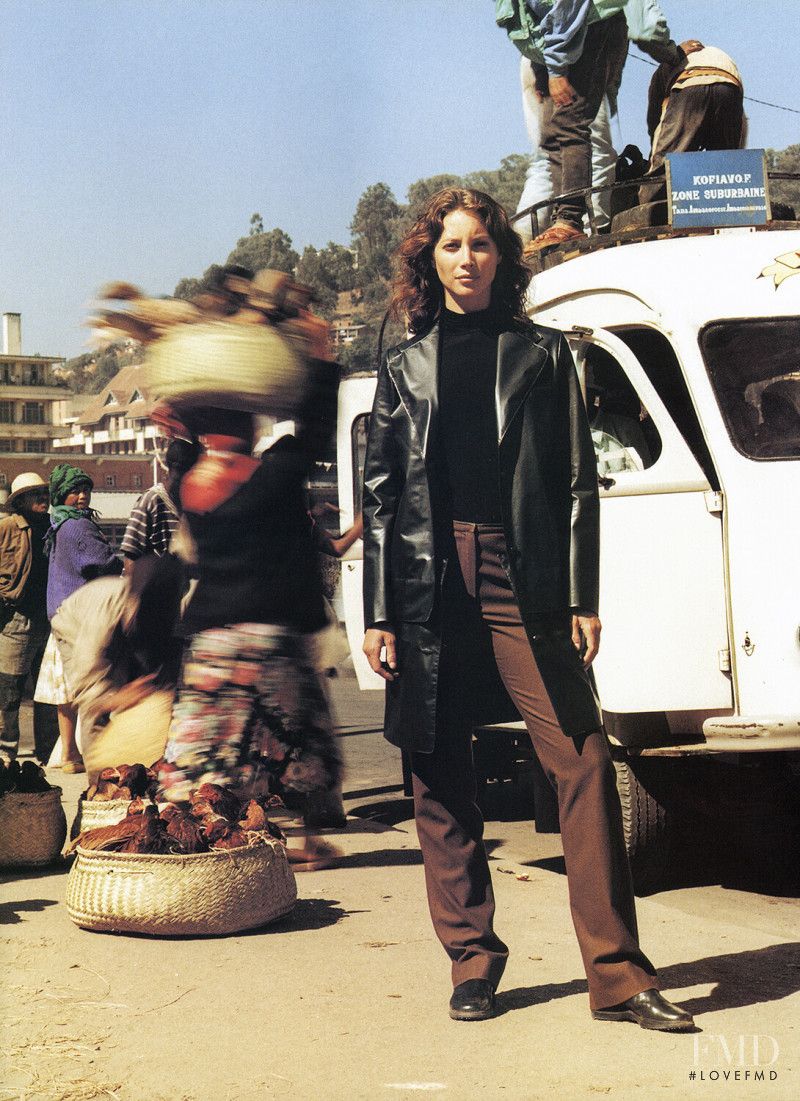 Christy Turlington featured in Madagascar, October 1999