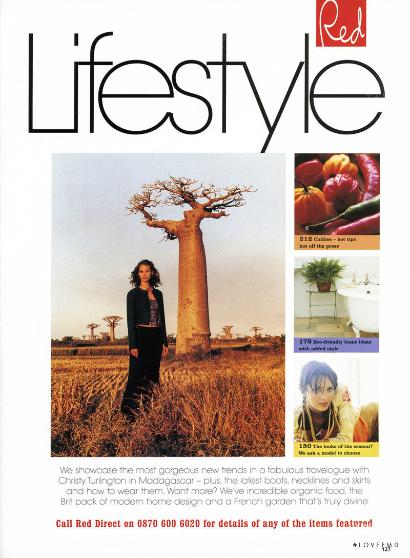 Christy Turlington featured in Madagascar, October 1999