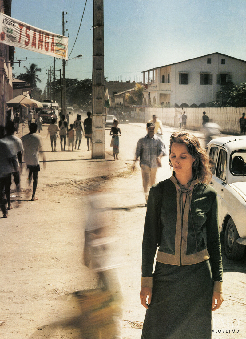 Christy Turlington featured in Madagascar, October 1999