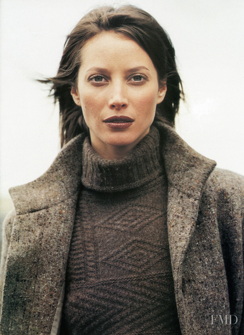 Christy Turlington featured in Look Sharp, October 2000