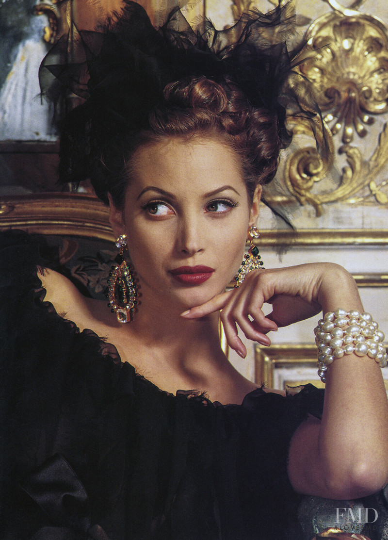 Christy Turlington featured in Christy passionately, December 1995