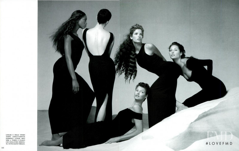 Christy Turlington featured in Trend \'93 Nel - L\'obiettivo di un Mito..., January 1993