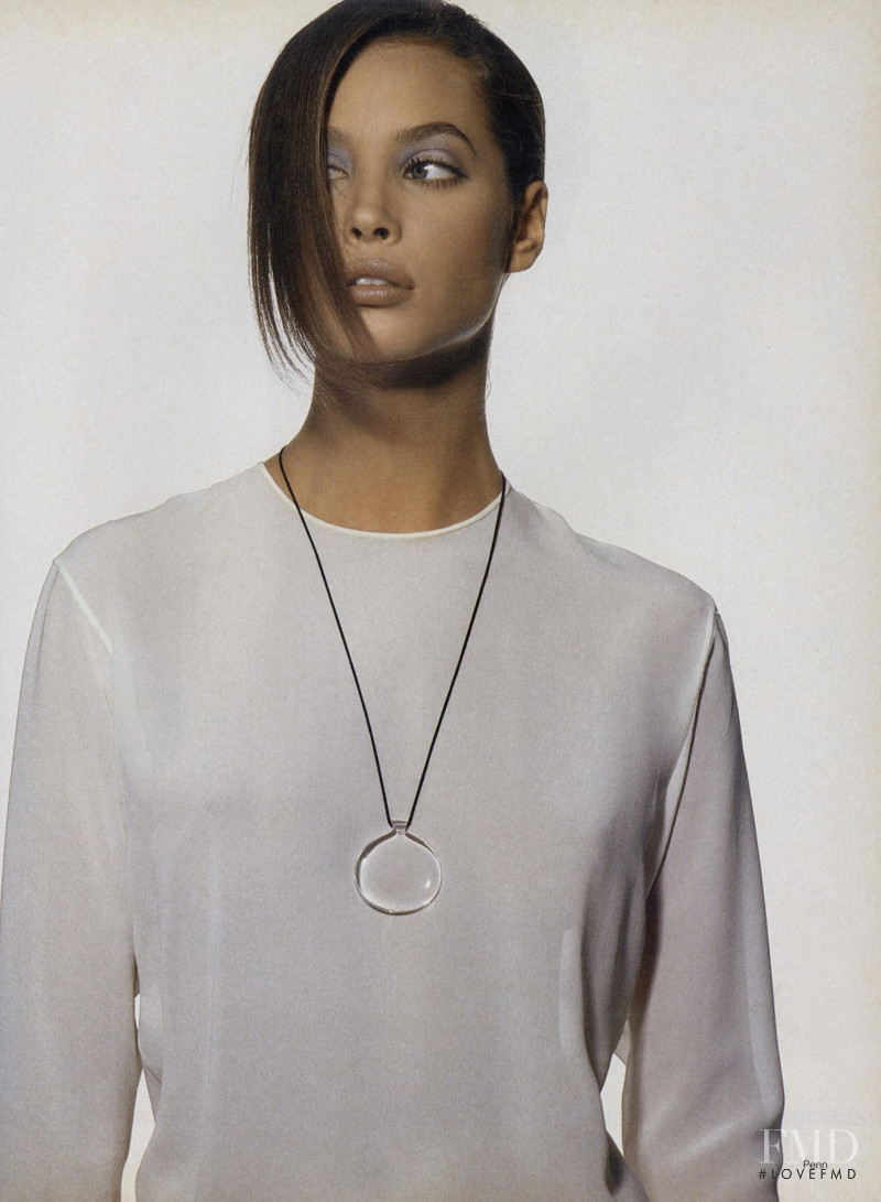 Christy Turlington featured in Pure Style... A New Concept in Fashion , January 1988