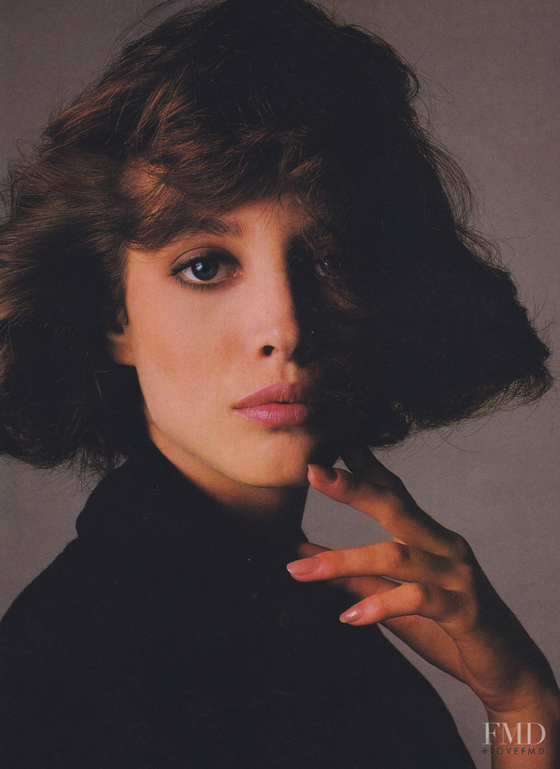 Christy Turlington featured in Modern Beauty...What\'s Perfect, What Counts, October 1985