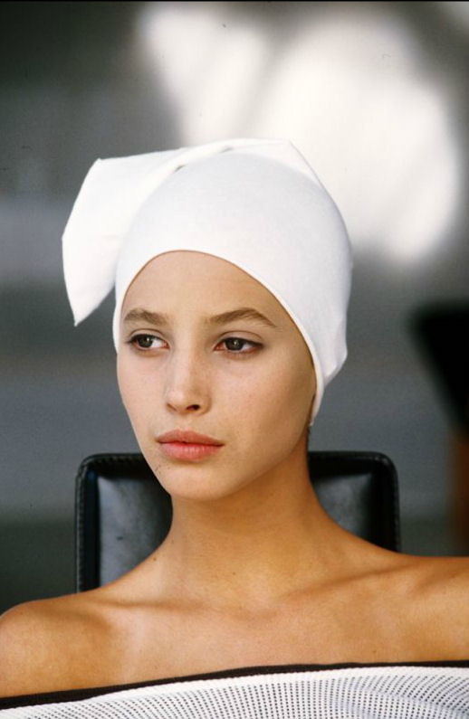 Christy Turlington featured in Signals of Change: The Cosmetic Message, October 1985