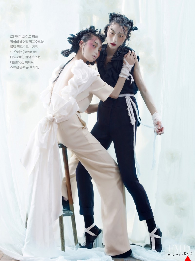 Ji Hye Park featured in Noir & Blanc, January 2013