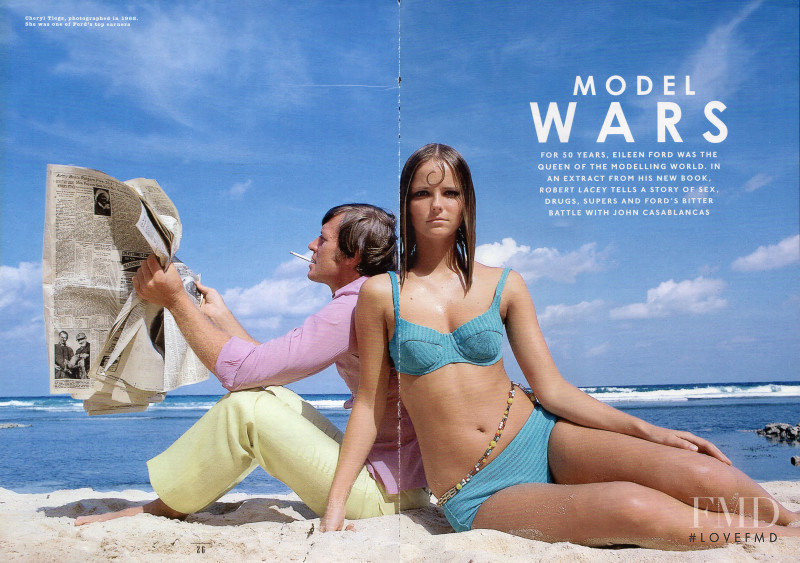 Cheryl Tiegs featured in Model Wars, July 2015