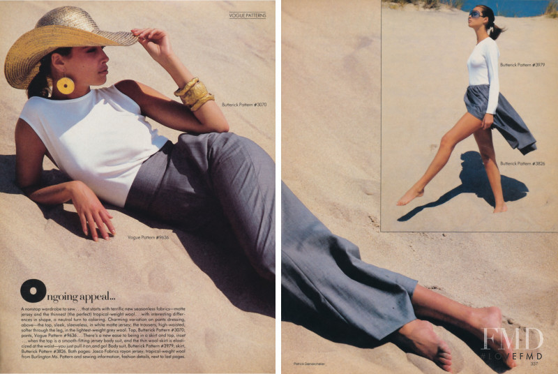 Christy Turlington featured in Ongoing Appeal, December 1986