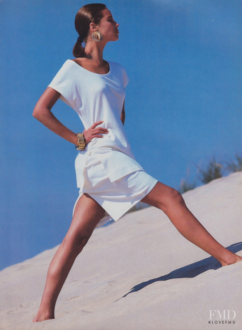 Christy Turlington featured in Ongoing Appeal, December 1986