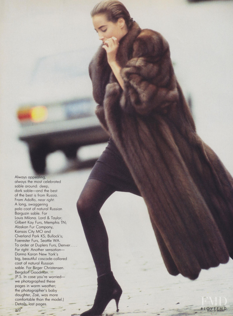 Tatjana Patitz featured in Sable - Going for the Gold!, December 1986