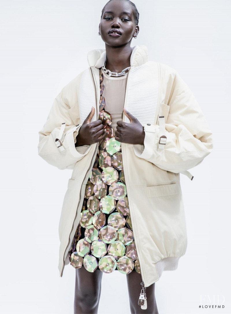 Adut Akech Bior featured in Practical Magic, May 2021