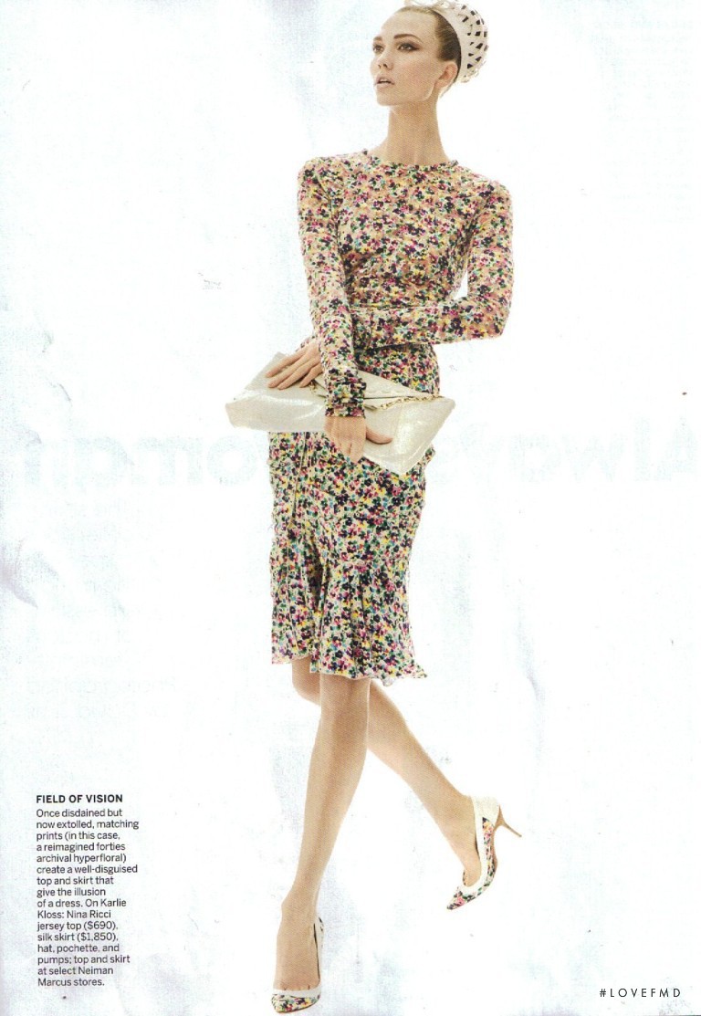 Karlie Kloss featured in Always A Woman, January 2012