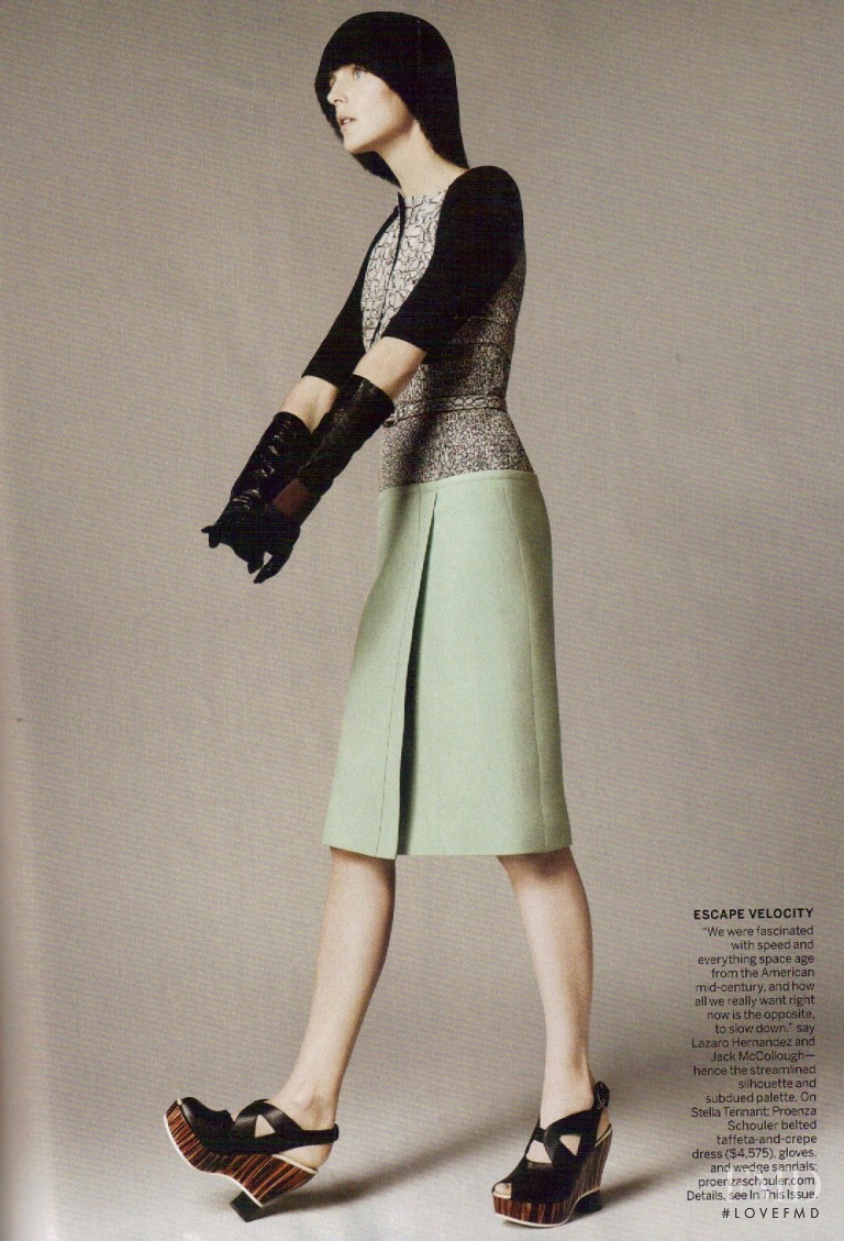 Stella Tennant featured in Always A Woman, January 2012