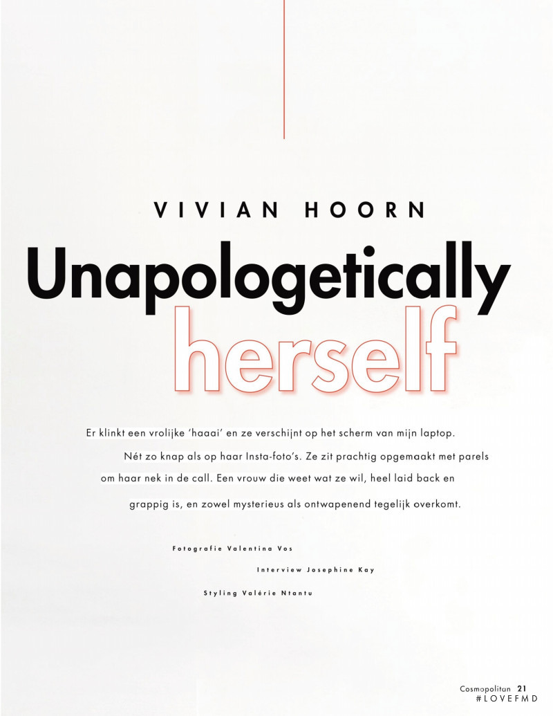 Vivian Hoorn, May 2021