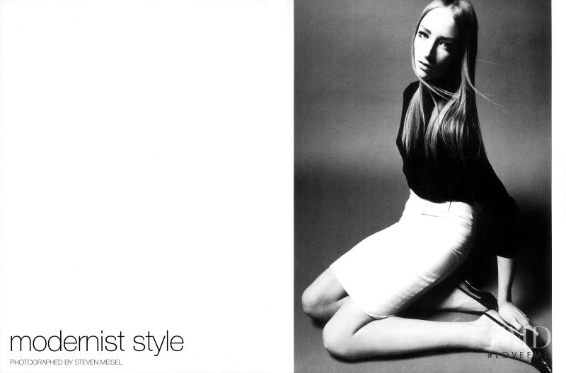 Jade Parfitt featured in Modernist Style, May 1998