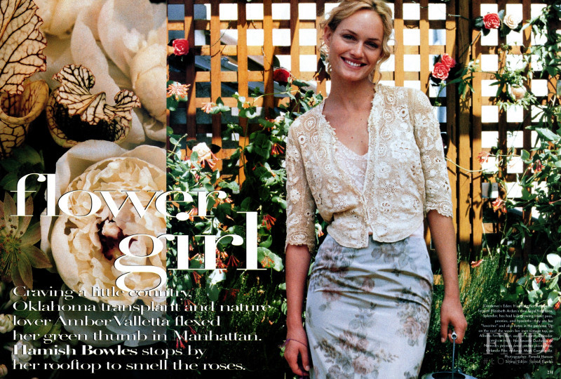 Amber Valletta featured in Flower Girl, August 1998