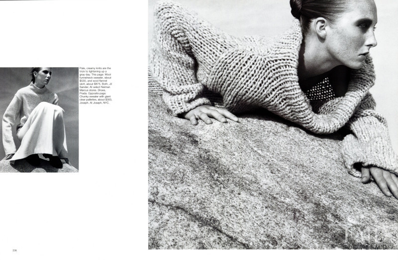 Maggie Rizer featured in Sweater Weather, November 1998