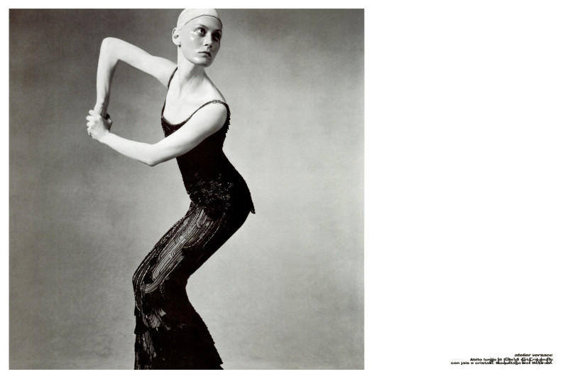 Emily Sandberg featured in Couture, March 1999