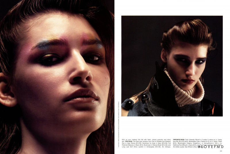 Anouck Lepère featured in The Face of Fall, September 2002