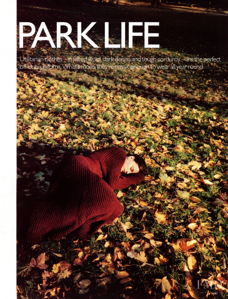 Guinevere van Seenus featured in Park Life, February 1998