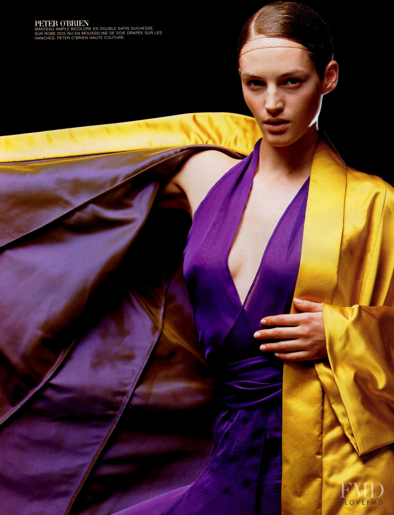 Vivien Solari featured in Couture Apparente, September 2000