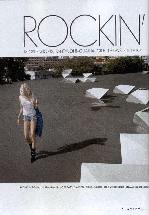 Britni Stanwood featured in Rockin\' Denim, April 2009