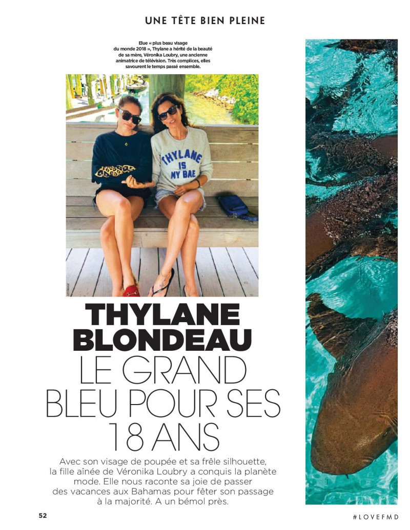 Thylane Blondeau featured in Thylane Blondeau, April 2019