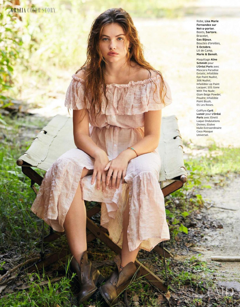 Thylane Blondeau featured in Exquise Esquisse, August 2017