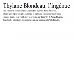Thylane Blondeau