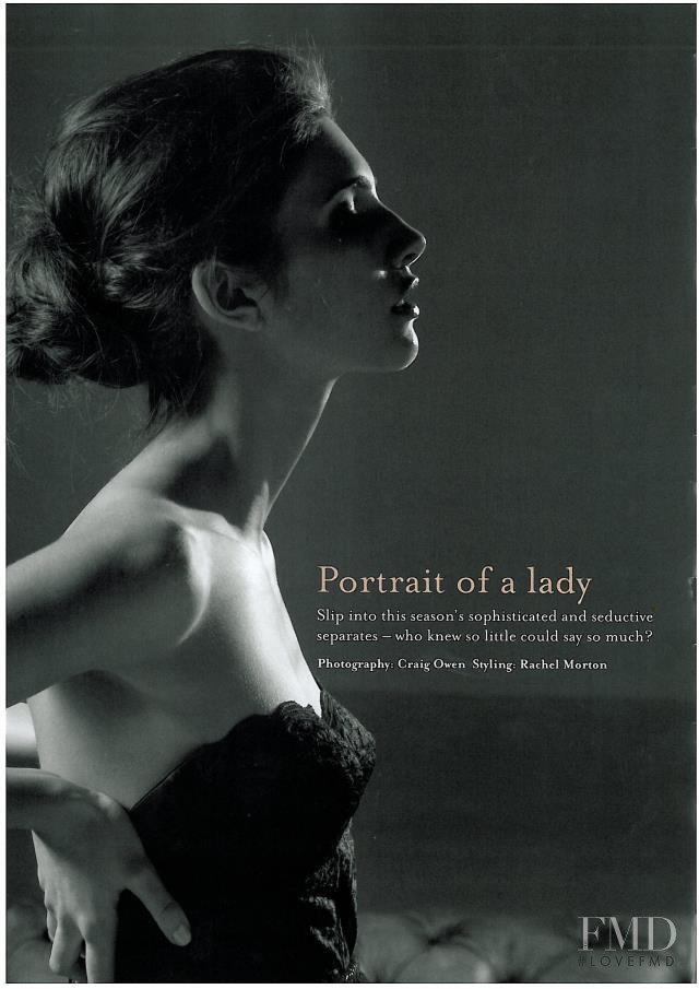 Teresa Moore featured in Portrait of a lady, January 2009