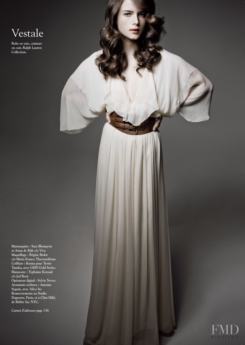 Anna de Rijk featured in Revue de Saison, March 2011