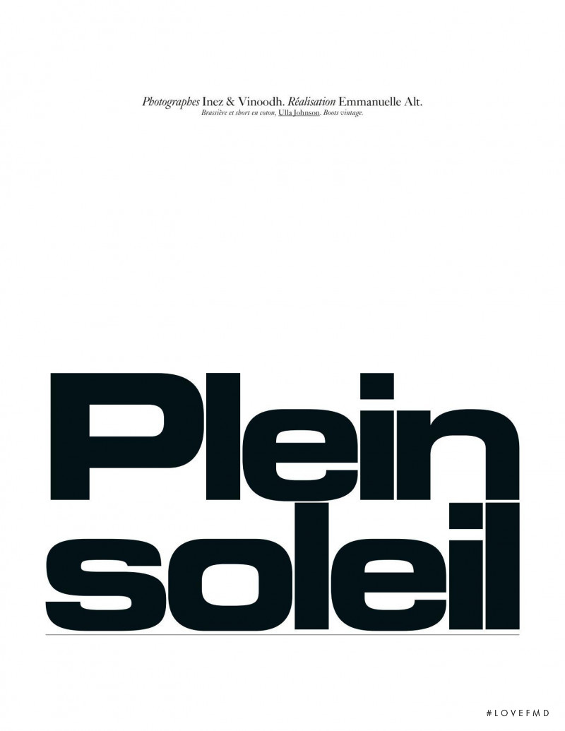 Plein Soleil, June 2021