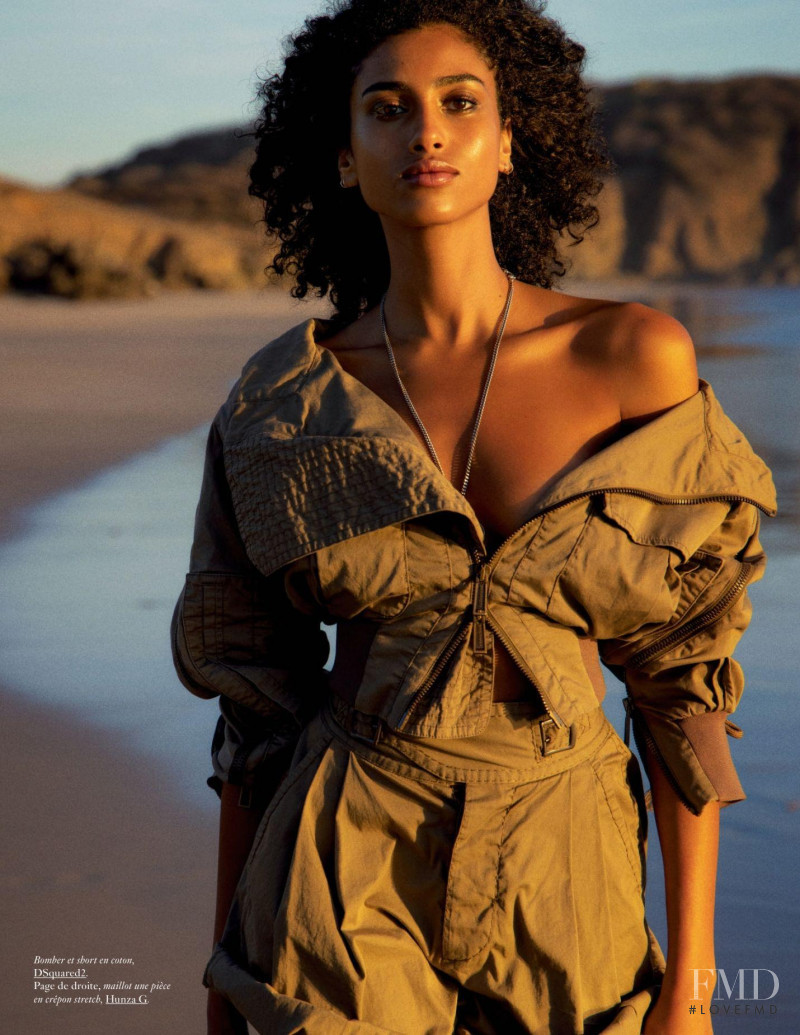 Imaan Hammam featured in Plein Soleil, June 2021