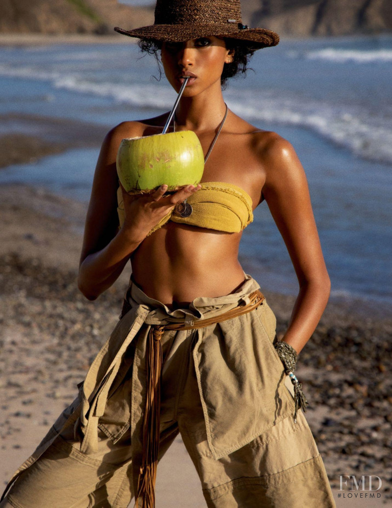 Imaan Hammam featured in Plein Soleil, June 2021