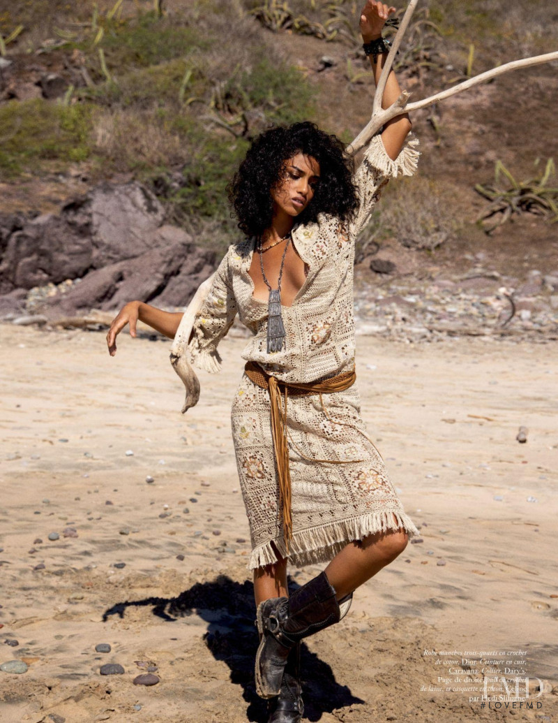 Imaan Hammam featured in Plein Soleil, June 2021