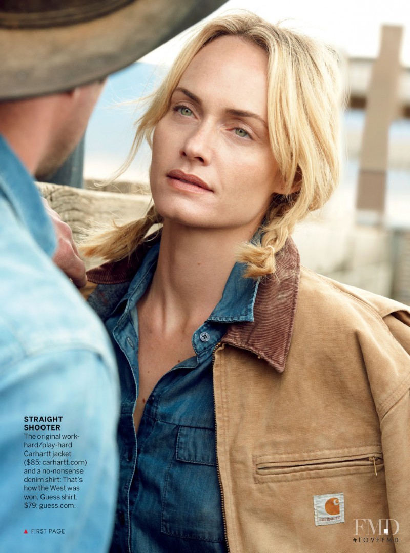 Amber Valletta featured in The American Way, February 2013
