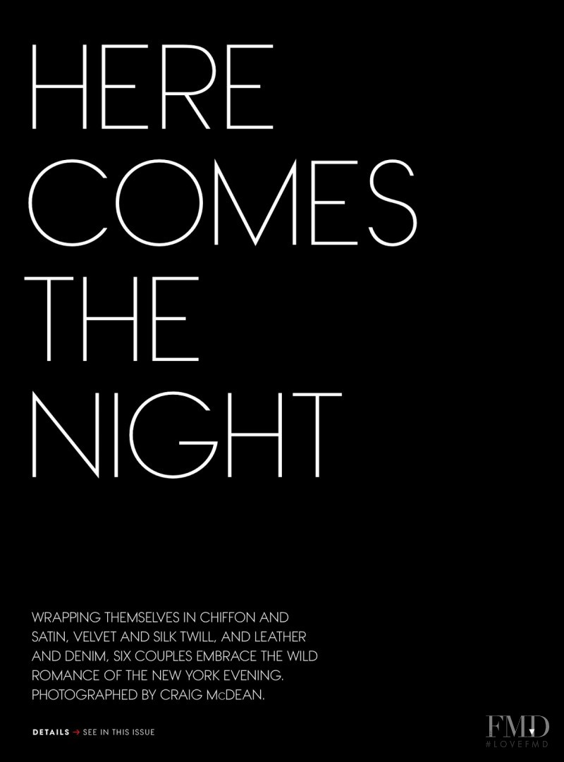 Here Comes The Night, February 2013