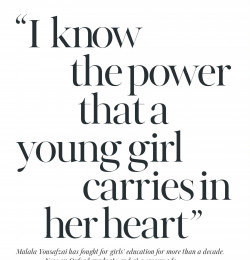 I know the power that a young girl carries in her heart